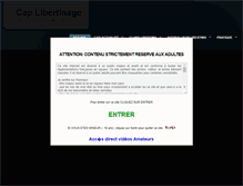 Tablet Screenshot of cap-libertinage.com